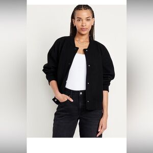 NWT Old Navy Over Sized Bomber Jacket. Size medium.